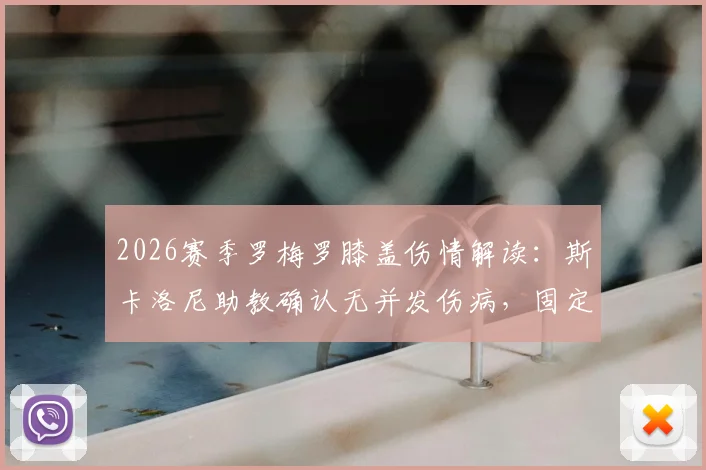 2026赛季罗梅罗膝盖伤情解读:斯卡洛尼助教确认无并发伤病,固定静养方案与康复时间线全解析